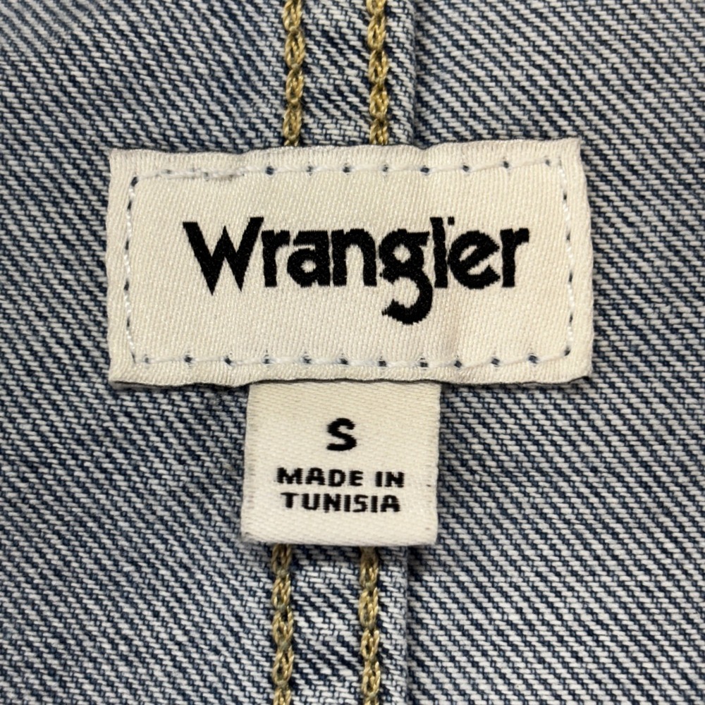Wrangler Denim Jumpsuit Womens S Blue Tie Dye Circle Wide Leg Utility Western - Picture 8 of 12